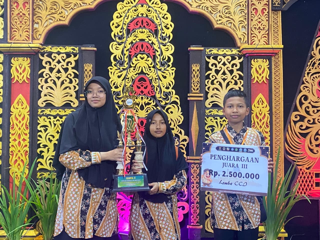 Tim CCI SMP MIBS Sabet Juara 3 MAPSI Provinsi