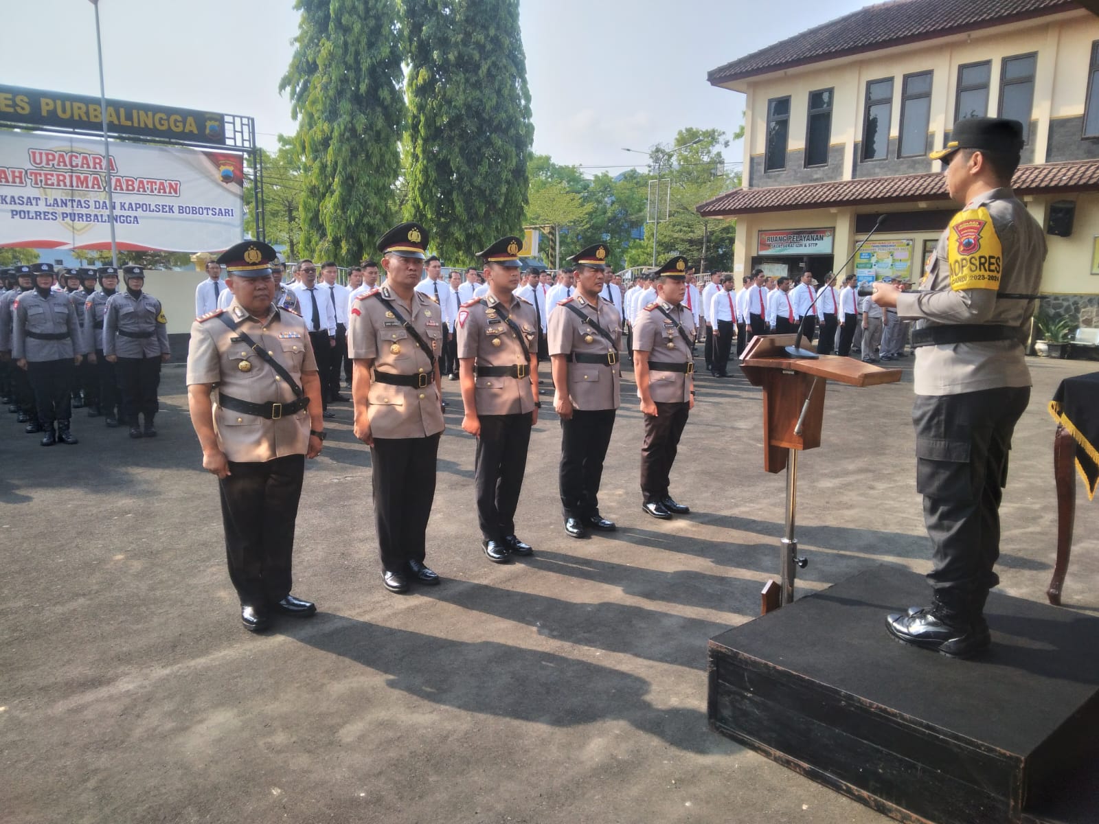 Jabatan Kasatreskrim, Kasatlantas dan Kapolsek Bobotsari di Jajaran Polres Purbalingga Resmi Berganti