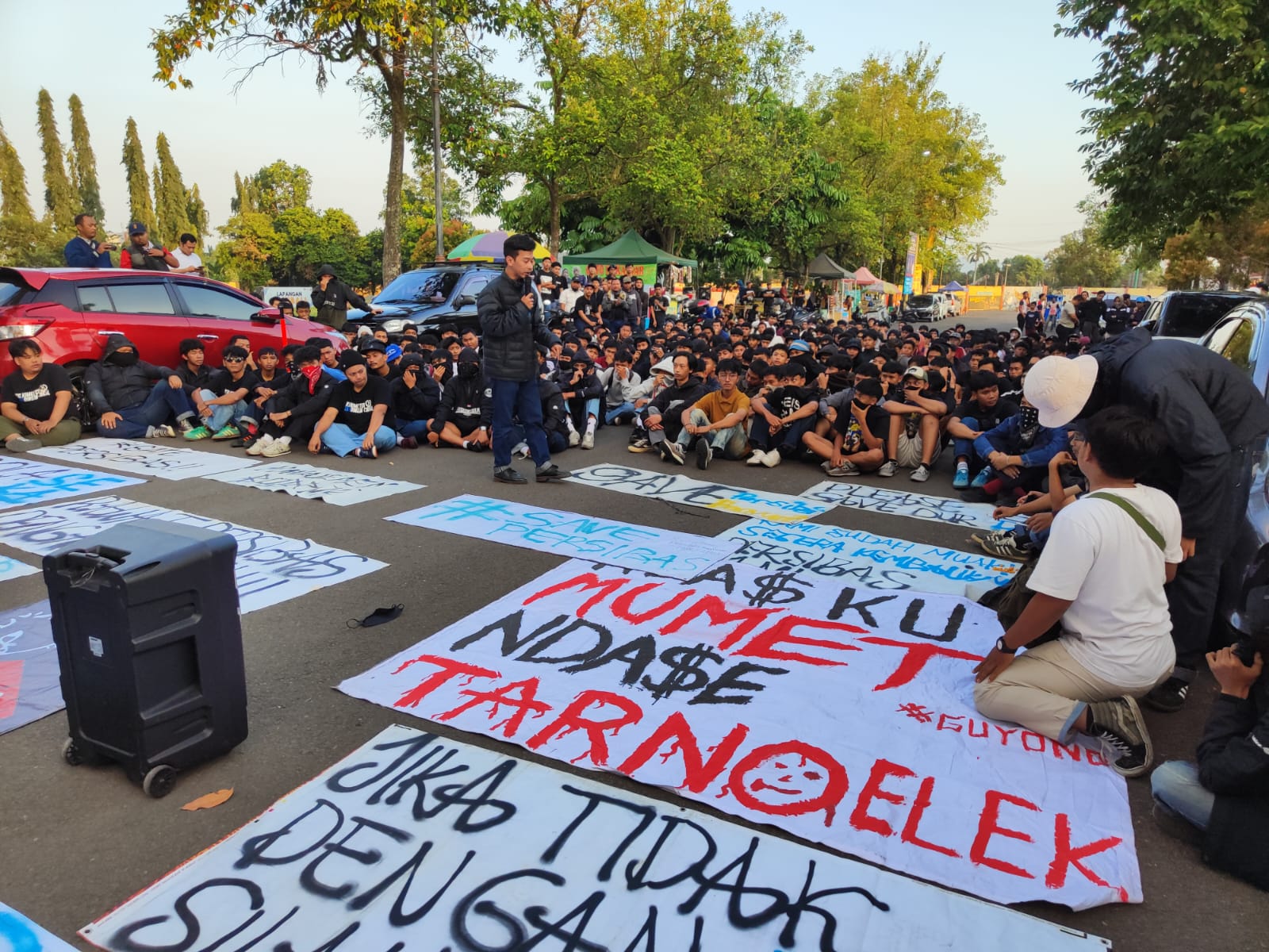 Aliansi Masyarakat Peduli Persibas Desak Ketua dan Manejemen Persibas Mundur, Askab Siap Jadi Moderator