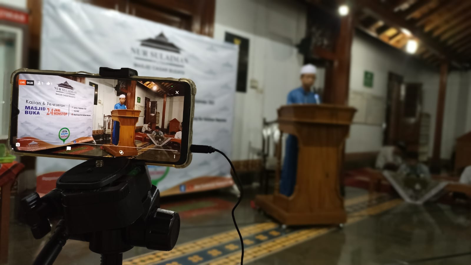 Alhamdulillah, Masjid Agung Nur Sulaiman Banyumas Buka Layanan Jamaah 24 Jam