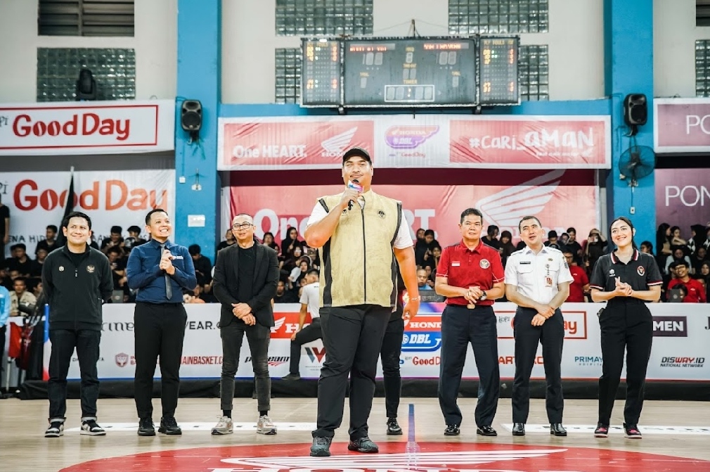 Menpora Dito Umumkan Final Honda DBL with Kopi Good Day 2023 DKI Jakarta Series Digelar di Indonesia Arena