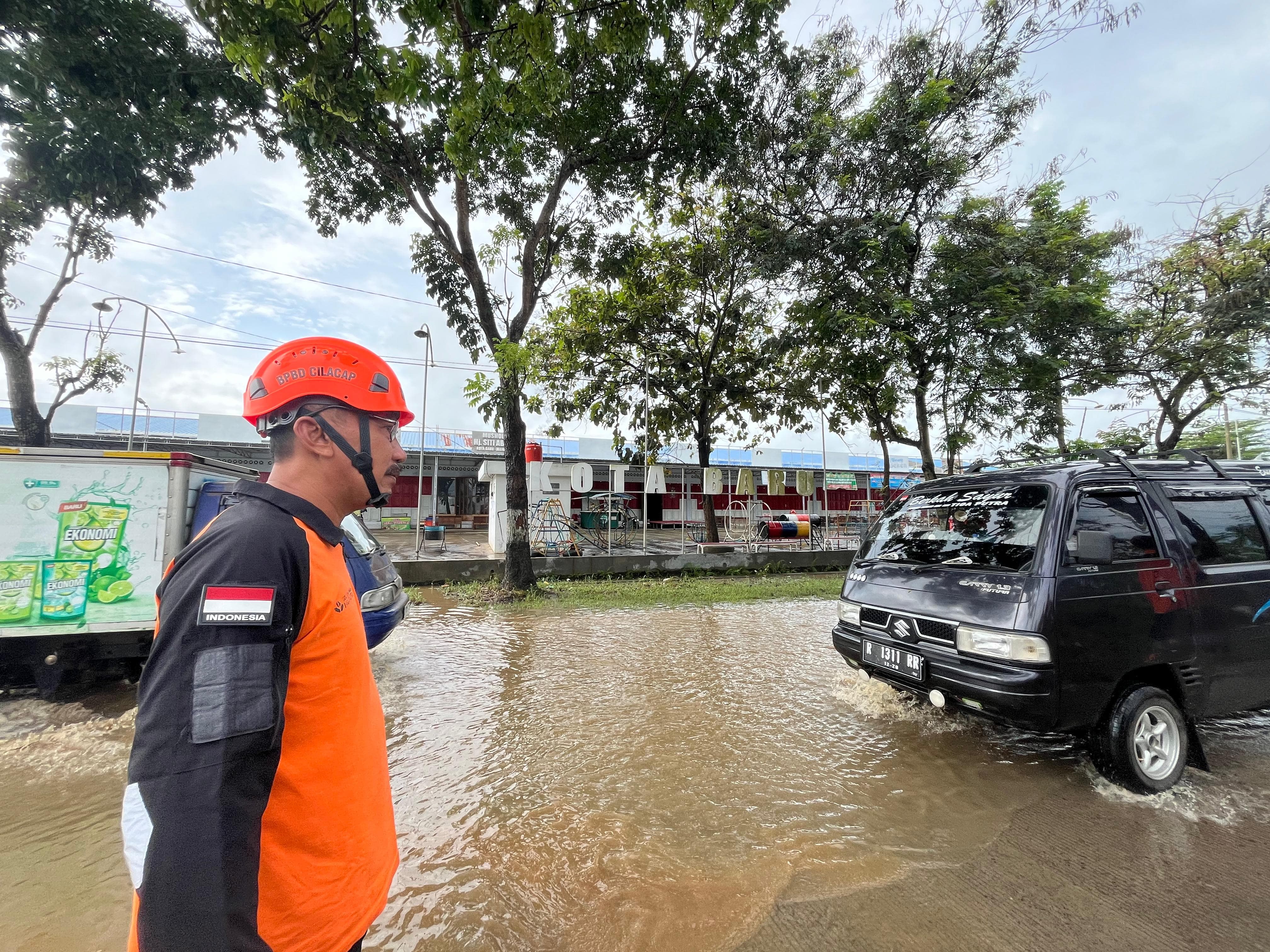 Hujan Deras Picu Banjir di Kroya, Cilacap