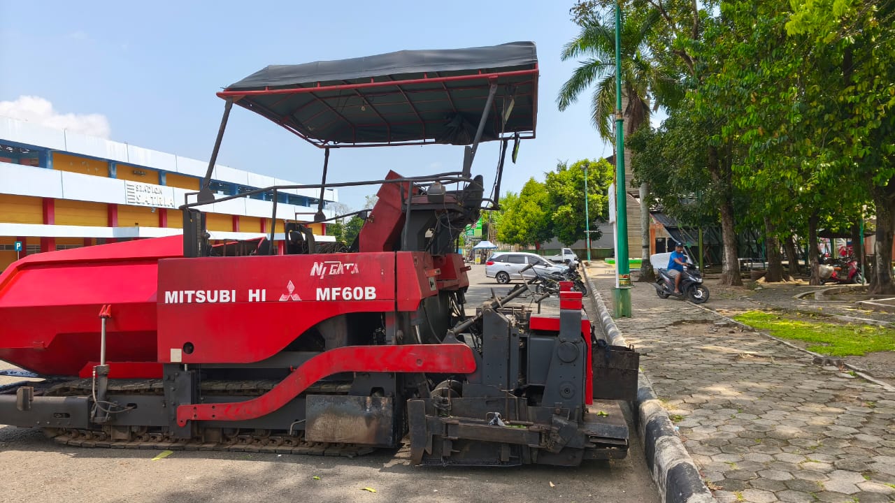 Besok, Aspal Gor Satria Bakal Diperbaiki 