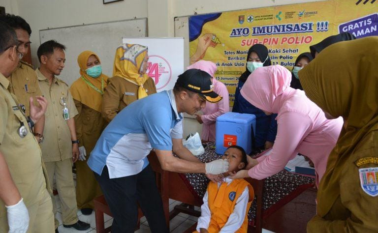Putaran Kedua Imunisasi Sub PIN Polio di Cilacap Sudah Dimulai