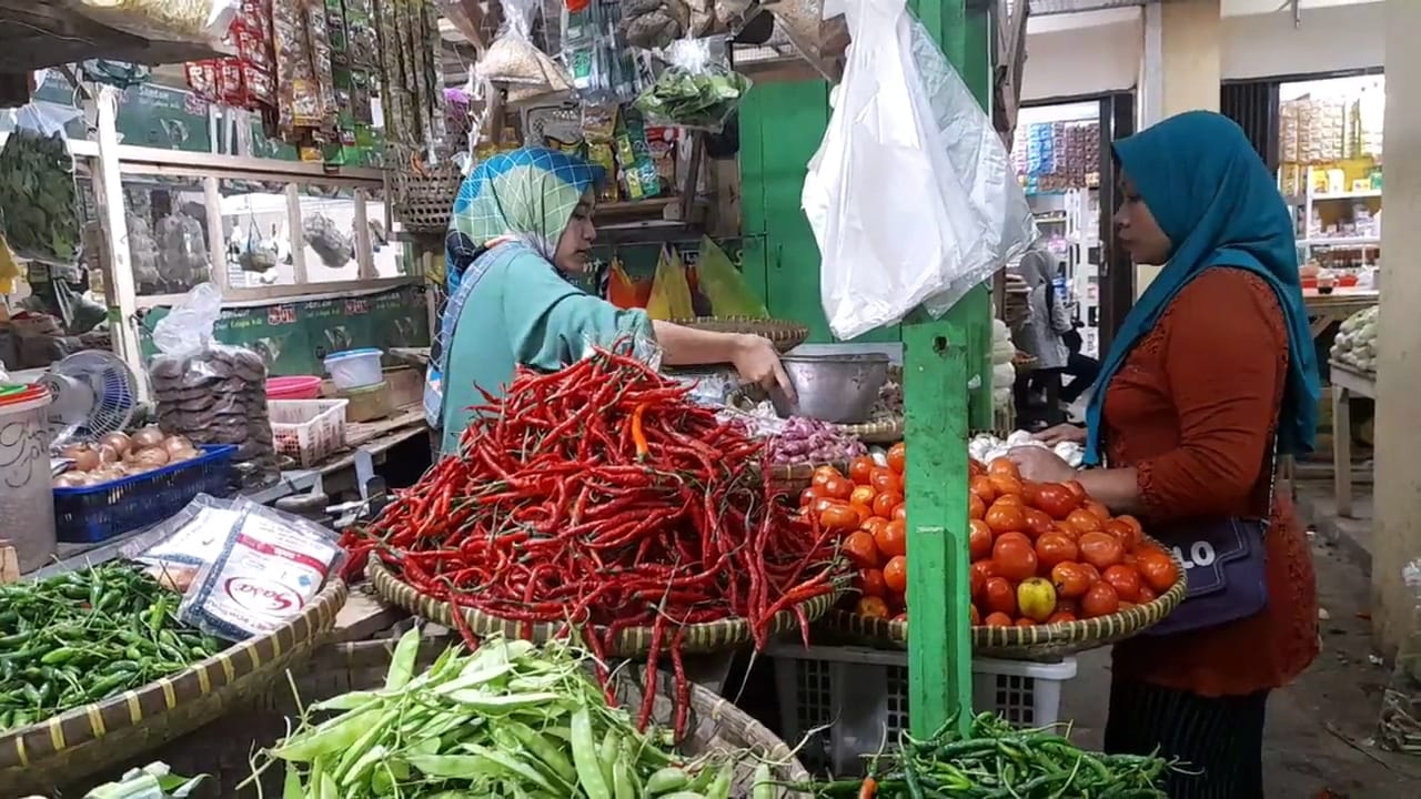 Harga Cabai di Pasar Kota Banjarnegara Melonjak Drastis
