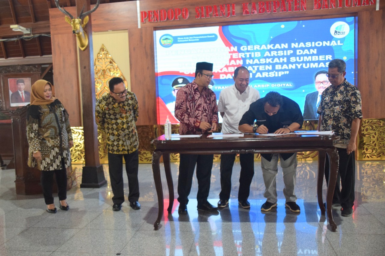 Bupati Banyumas Canangkan Gerakan Nasional Sadar Tertib Arsip