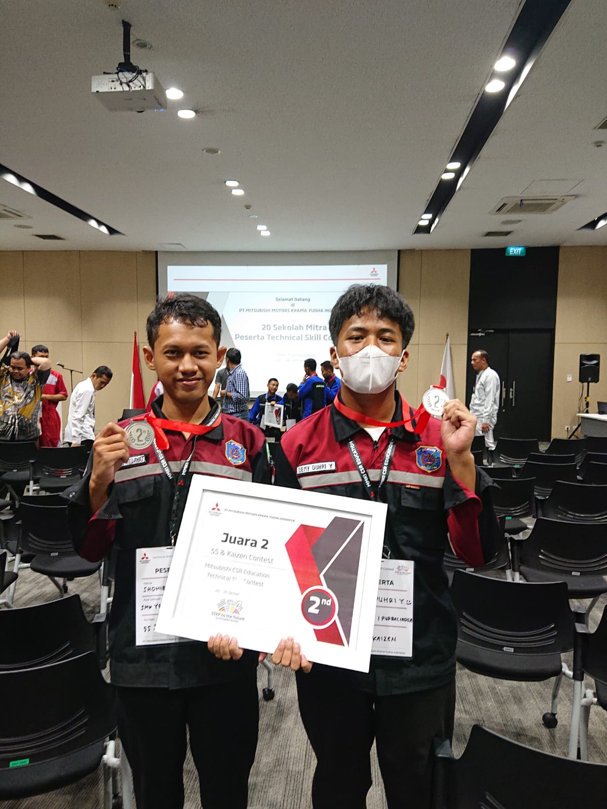 SMK YPT 1 Sabet Dua Gelar pada MMKI Technical Skill Contest 2024