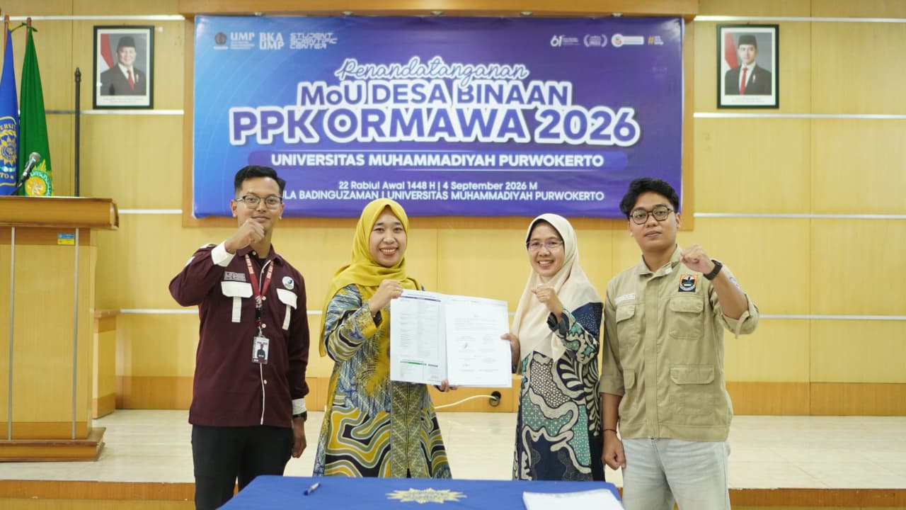 UMP Tandatangani MoU dengan Desa Sasaran PPK Ormawa 2026, Perkuat Komitmen Keberlanjutan Program