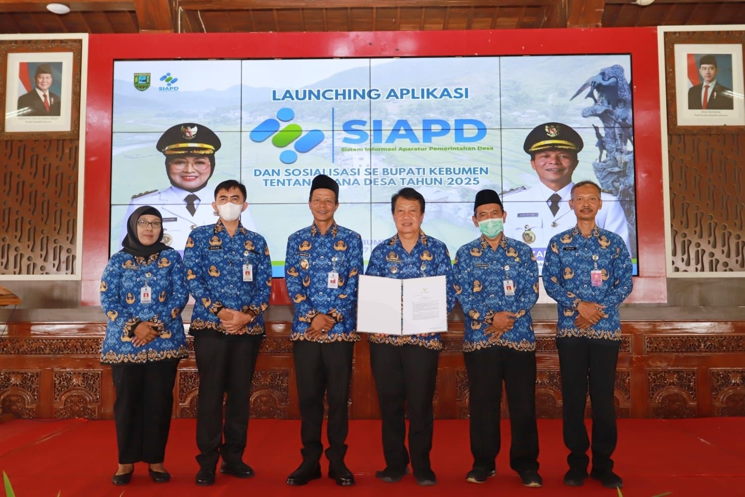 Launching SIAPD, Bupati Kebumen Keluarkan SE Tentang Dana Desa 