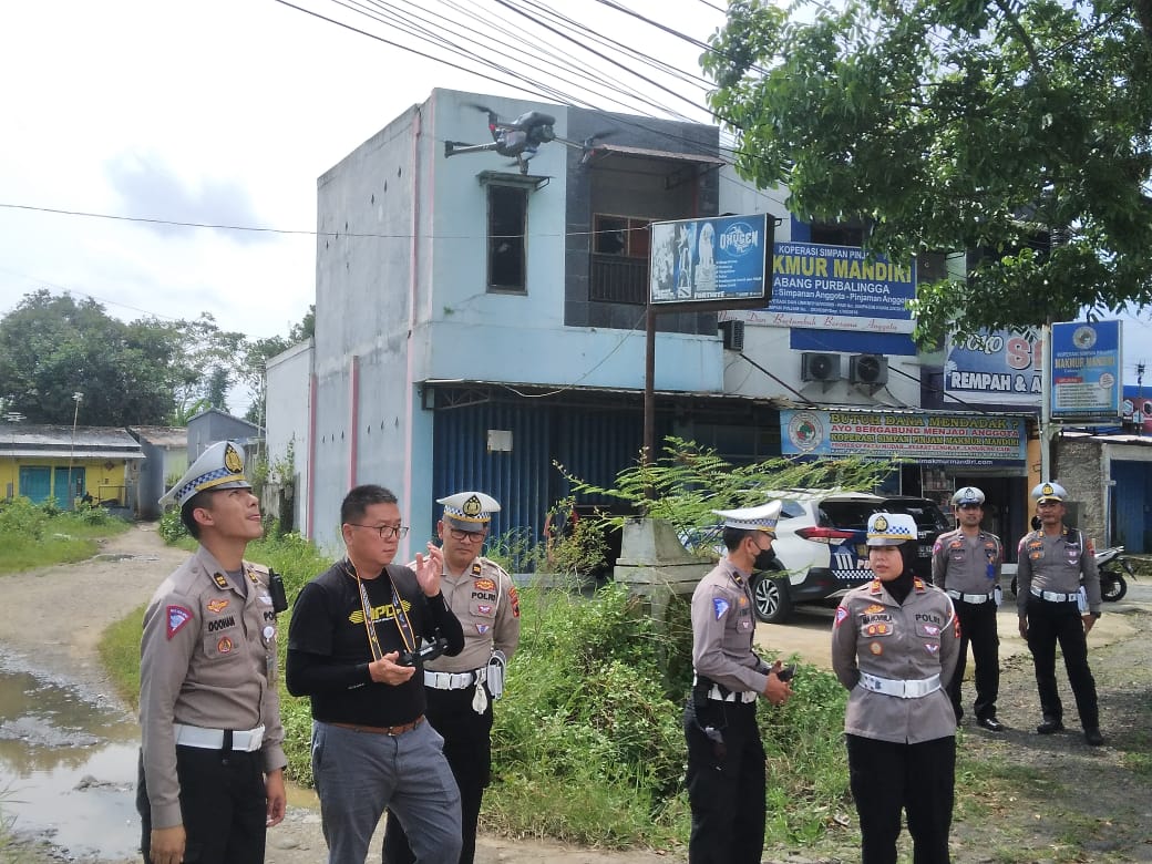 Pelanggar Lalu Lintas tak Bisa Berkutik, Tertangkap Kamera ETLE Drone 