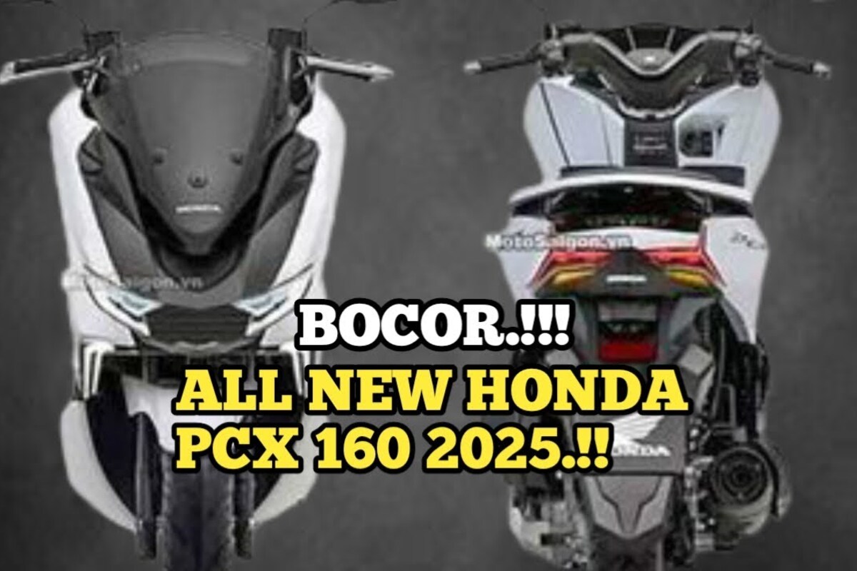 Pakai Suspensi Tabung dan Koneksi Hp? Inilah Tampilan Motor Matic Honda New PCX 2025 Facelift