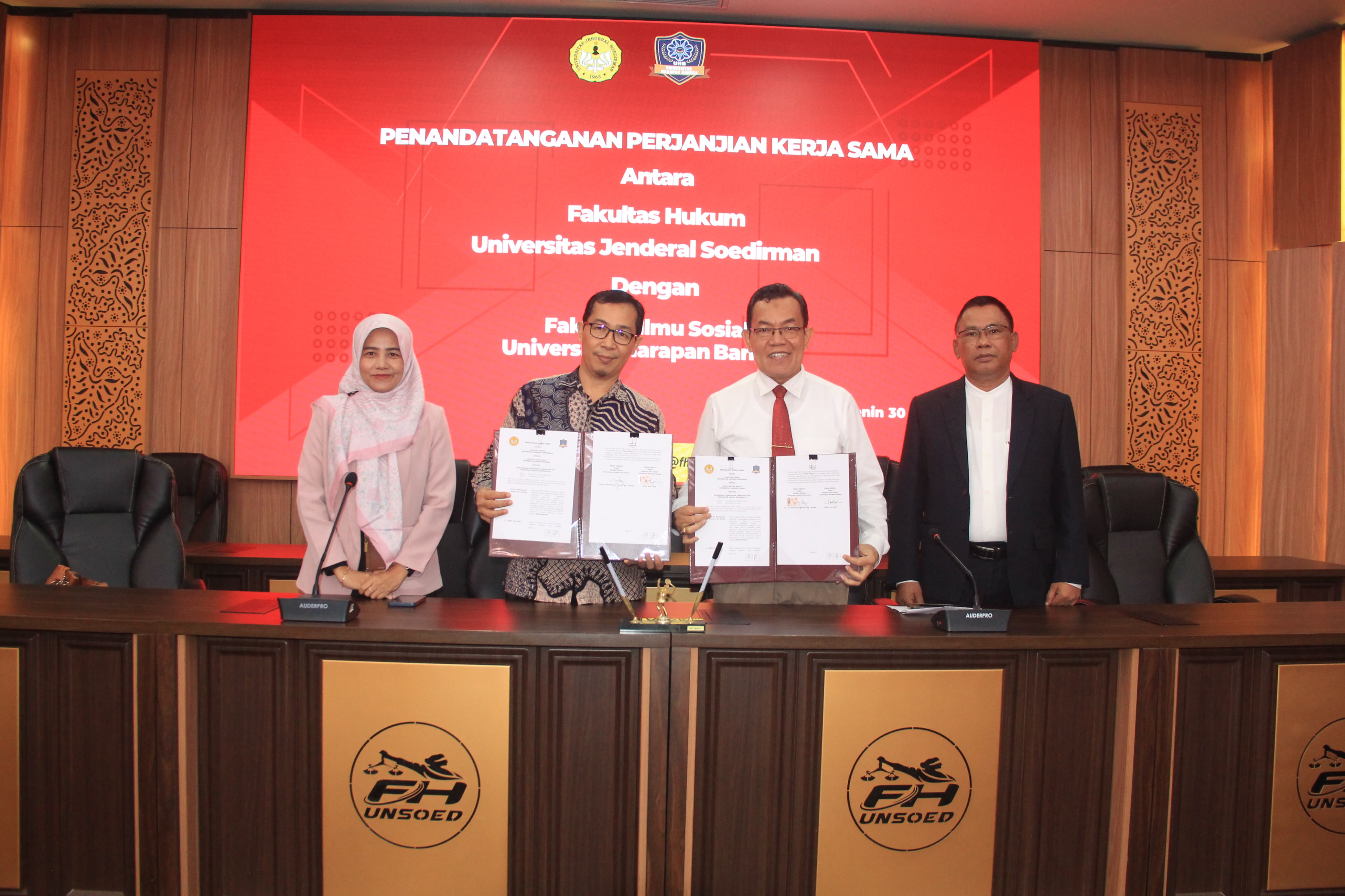 Universitas Harapan Bangsa dan Unsoed Jalin Kerjasama Pengembangan Tridarma Perguruan Tinggi