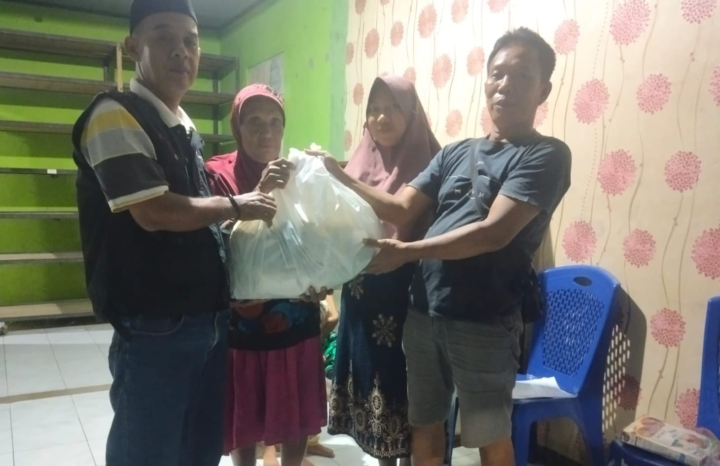 Logistik Huntara Ketanda Masih Aman, Warga Terdampak Tanah Bergerak Tetap Terpenuhi Sembako