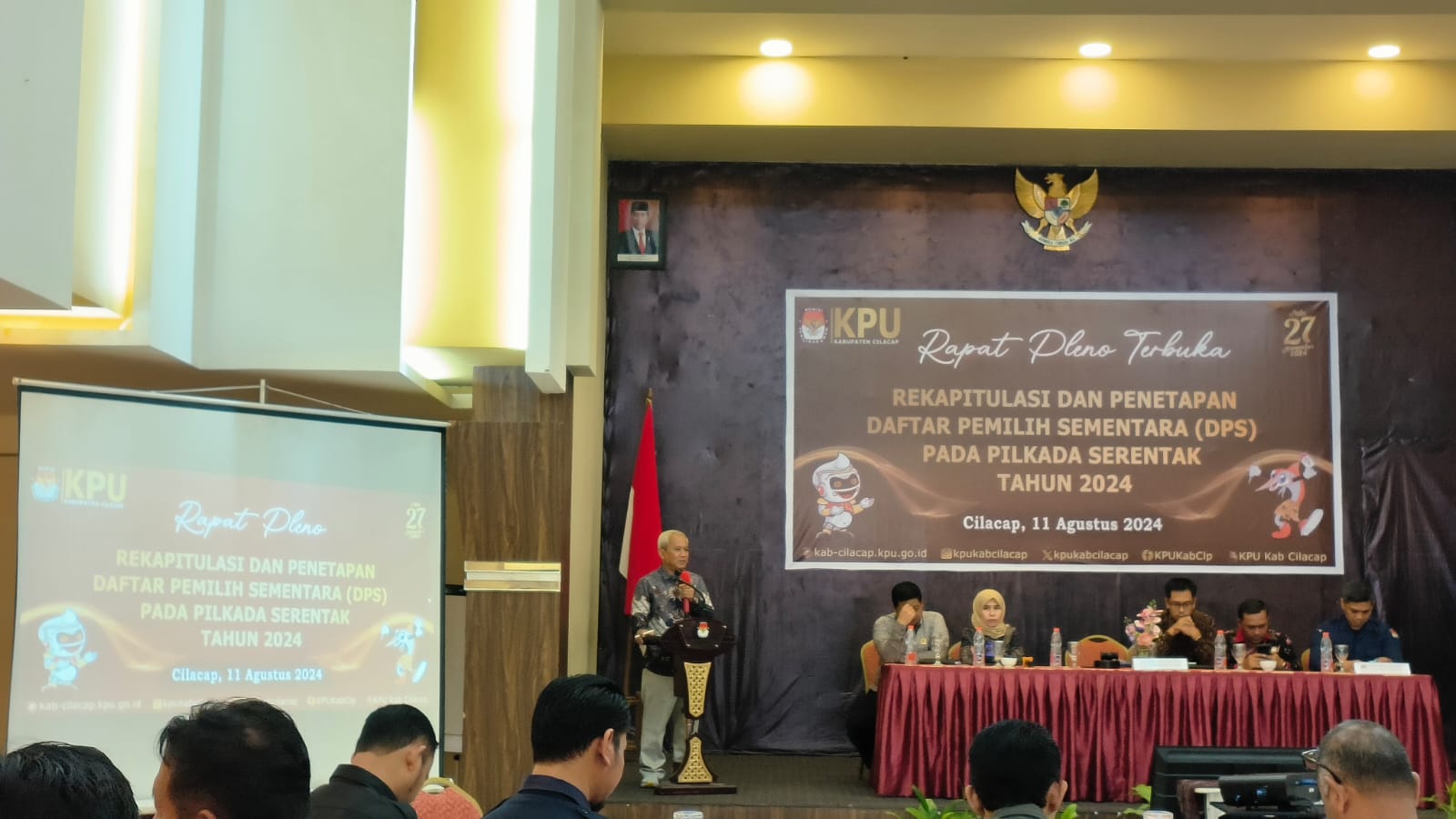 Rapat Pleno KPU Cilacap, DPS serta TPS Lokasi Khusus Ditetapkan