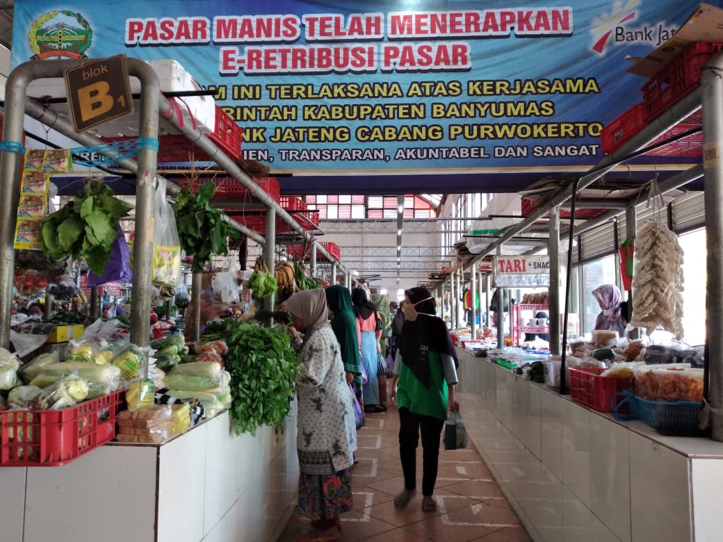  Pedagang Pasar Manis Purwokerto Keluhkan Zonasi