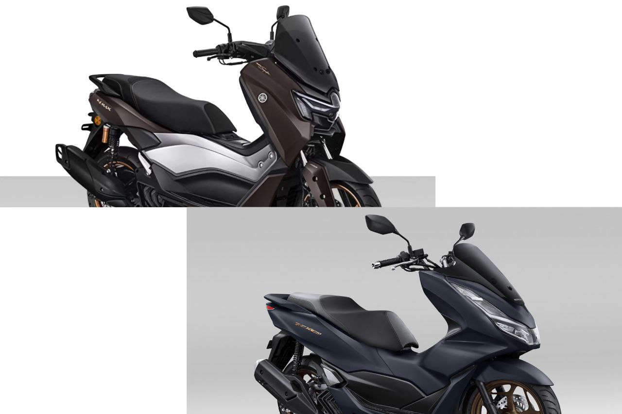 Perbandingan Motor Matic Yamaha Nmax Turbo vs Honda PCX 160