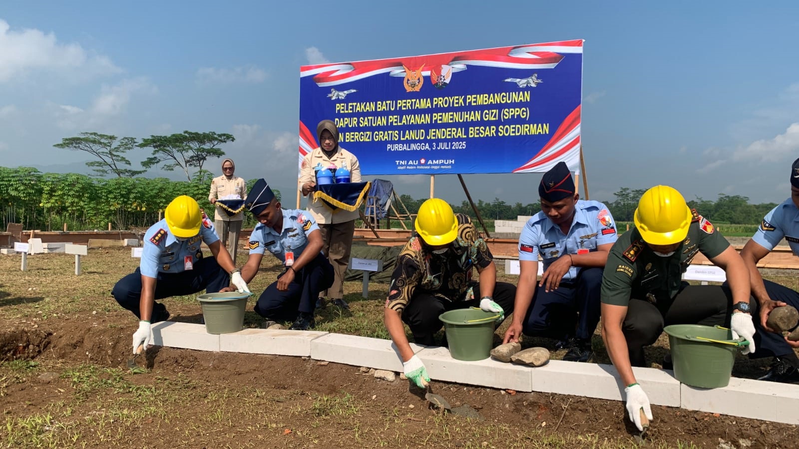 Maksimalkan MBG, Dapur SPPG Dibangun Dekat Bandara JBS Lanud Wirasaba
