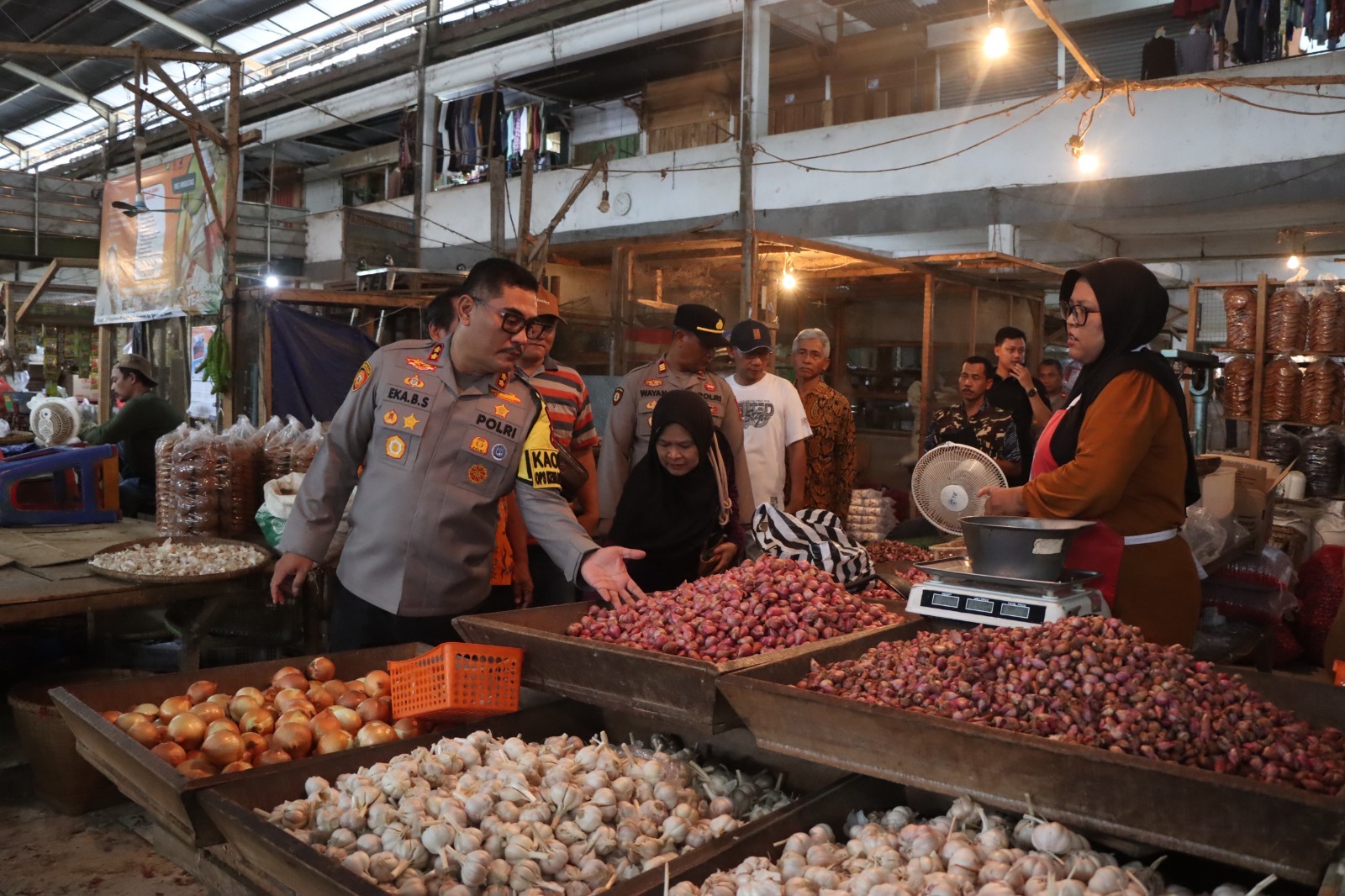 Jelang Ramadan, Kapolres Kebumen Cek Harga Sembako