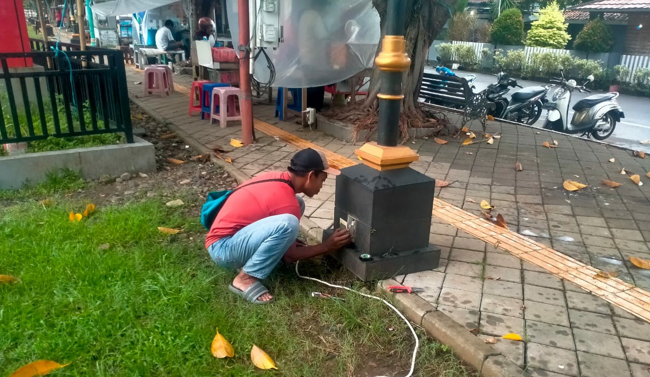 Jelang FHO, Kontraktor Lakukan Perbaikan dan Pembersihan Banyumas Kota Lama