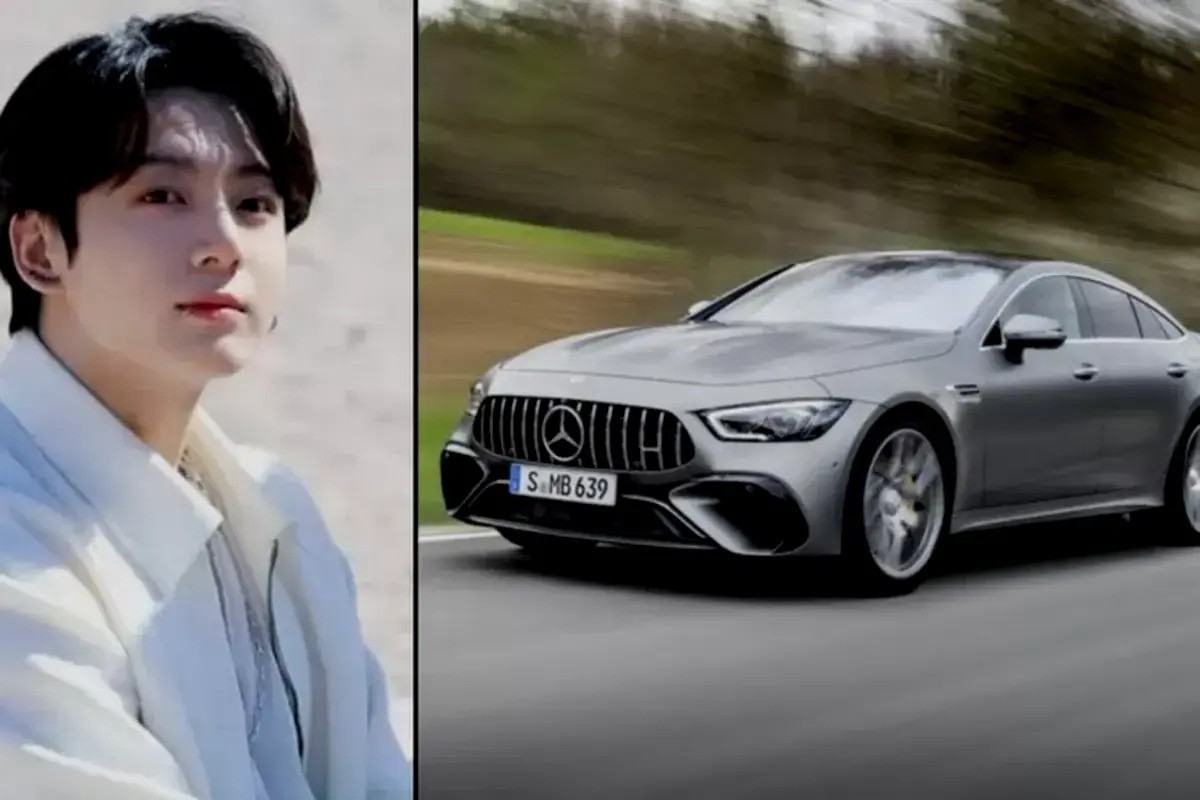 Intip Mercedes-Benz AMG GT 63 S, Mobil Super Gahar Milik Jungkook BTS Sang Golden Maknae