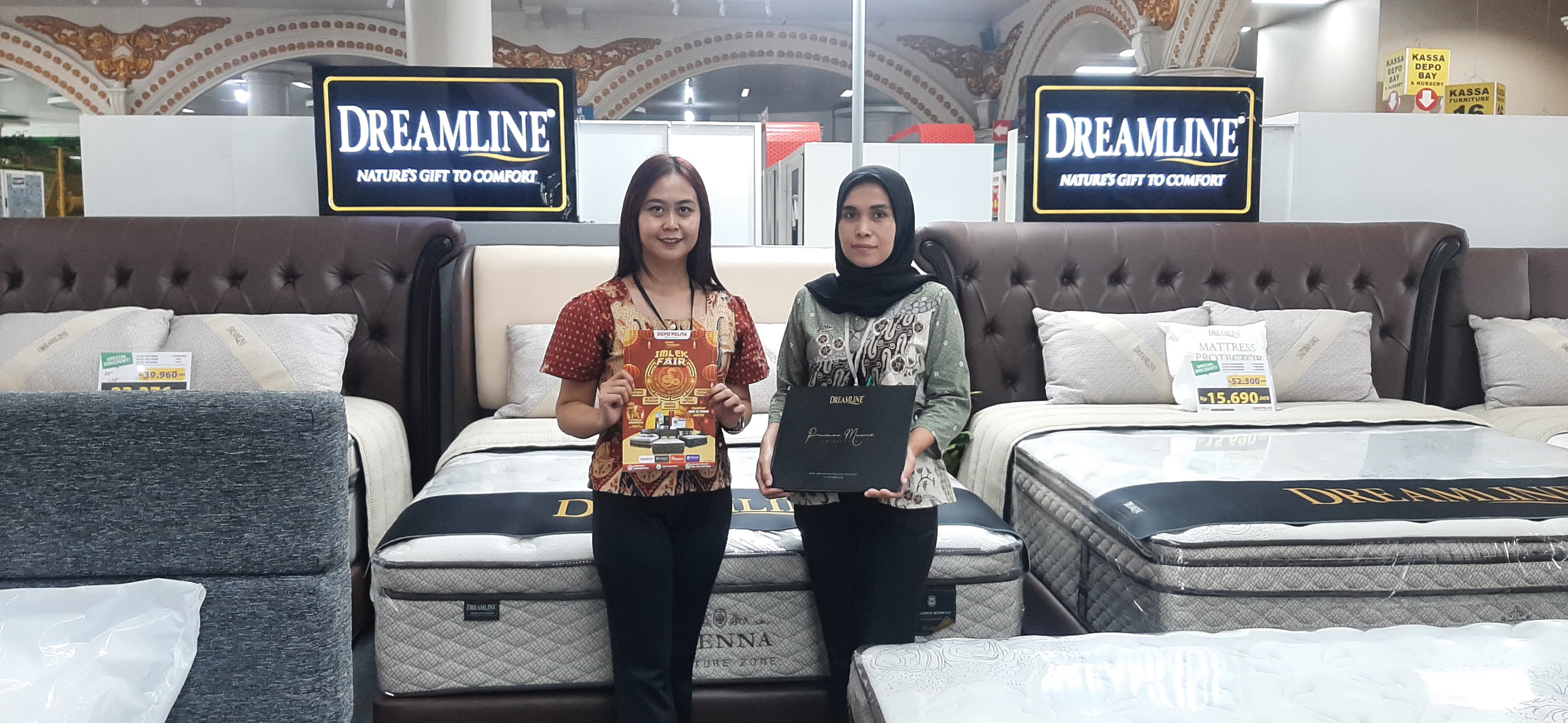 Springbed Imlek Fair Penuh Hoki di Depo Pelita Hadirkan Dreamline, Romance dan Ocean 