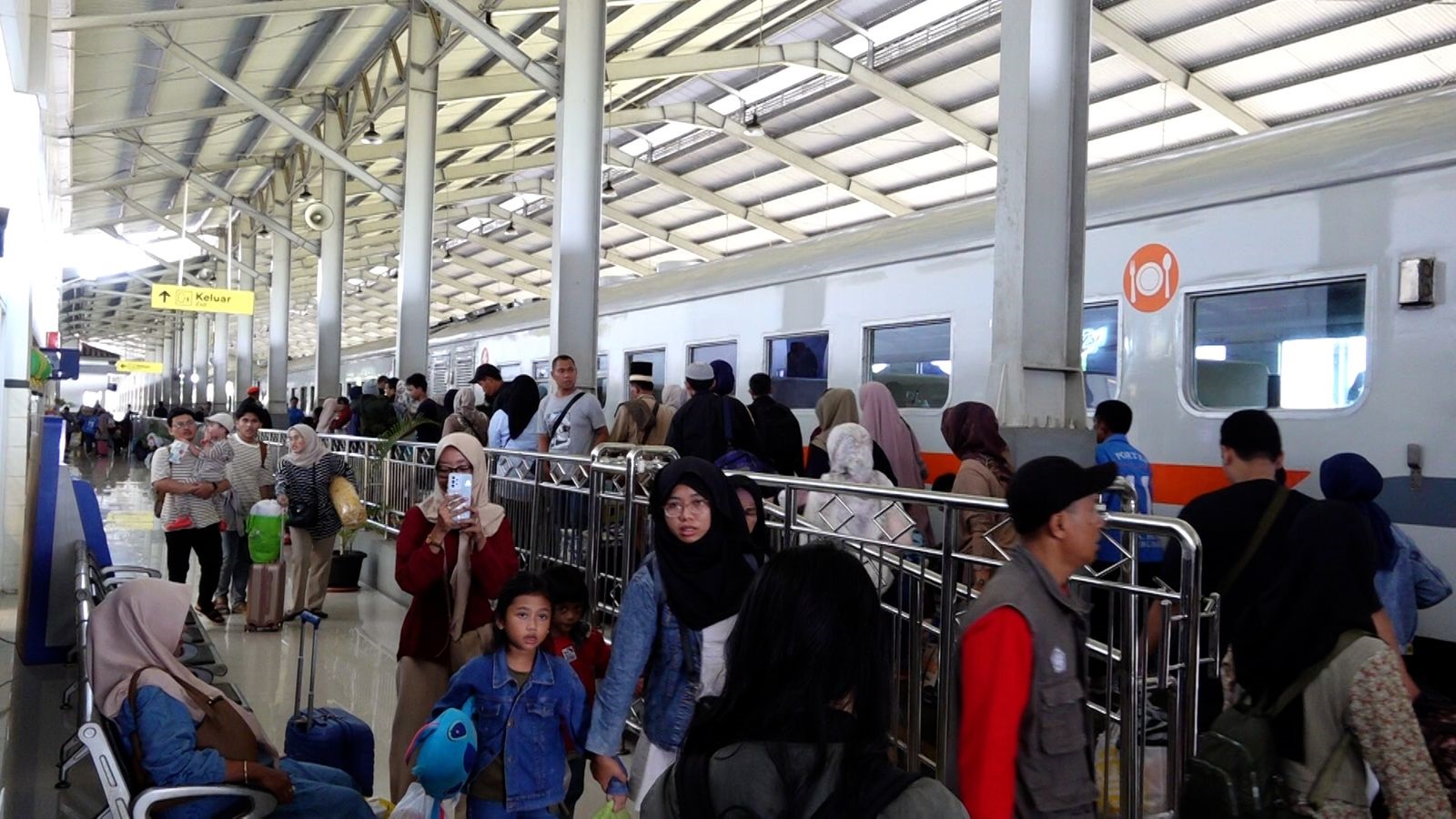 Arus Balik, Penumpang Kereta Naik Signifikan