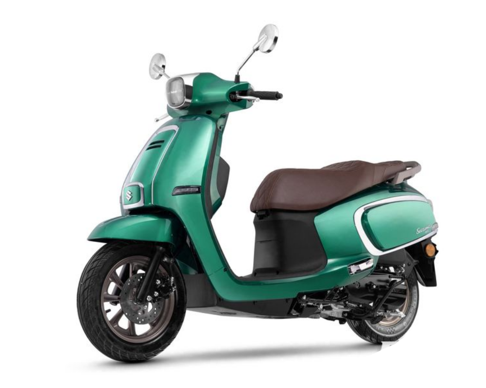 Nuansa Retro! Inilah Motor Matic Suzuki yang Mirip Vespa