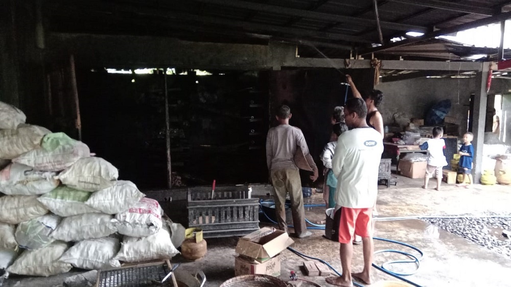 Oven Pemanggang Sale Pisang di Cilacap Terbakar