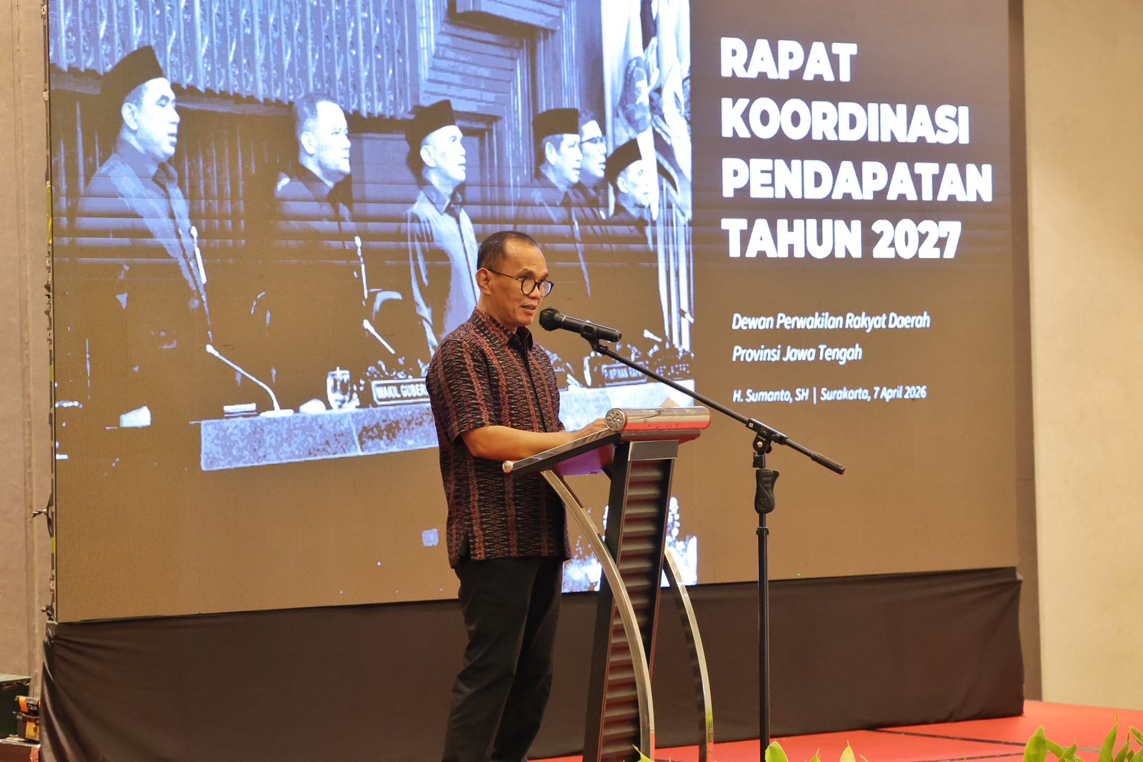 Dana Transfer Pusat Turun Rp1,5 Triliun, Sumanto Minta Pemprov Lebih Mandiri dan Kreatif Gali Potensi PAD