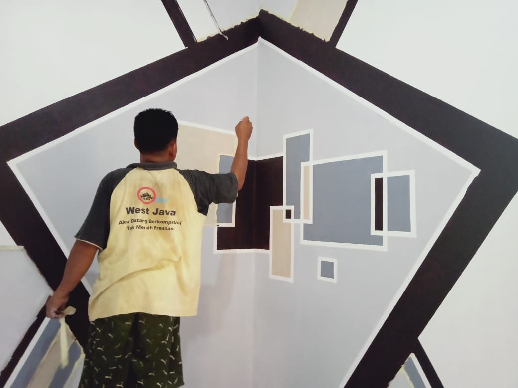 Bikin Kece Ruangan, Tambahkan Motif pada Tembok