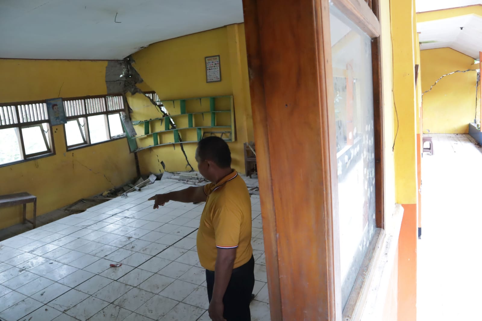Sekolah Rusak, Penanganan SDN 2 Ciarus Wangon Dianggarkan Rp 200 Juta Tahun Depan 