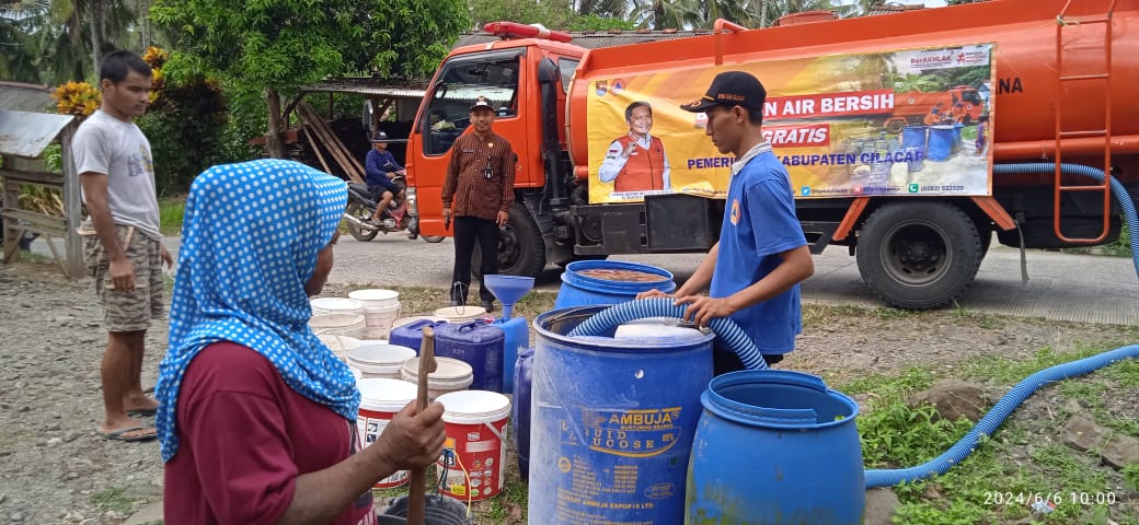 Kecamatan di Kabupaten Cilacap yang Alami Kekeringan Terus Bertambah, BPBD Cilacap Lakukan Penanganan 