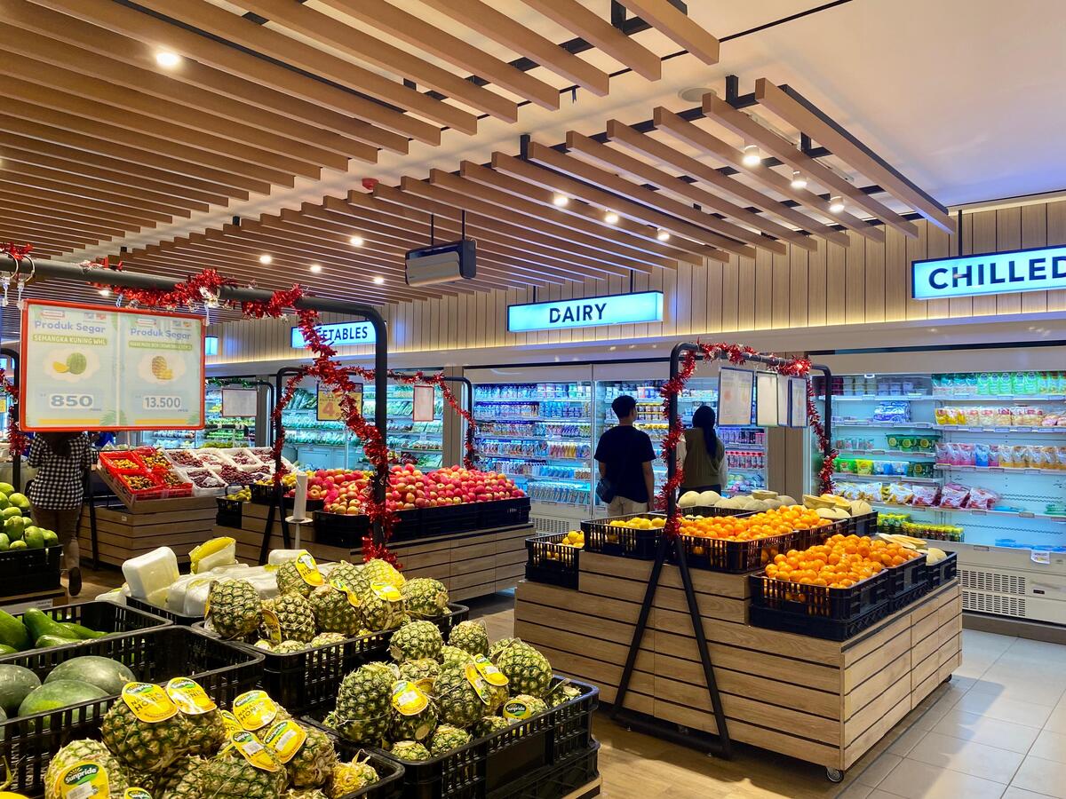 Buah dan Sayur Segar untuk Harian Di Section Fresh Food Indogrosir