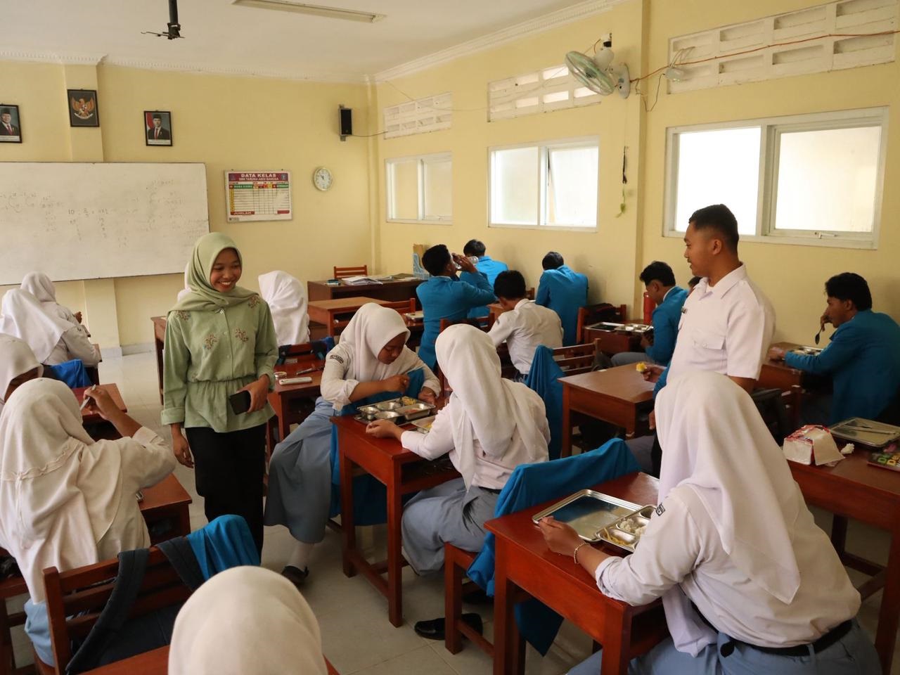 Siswa Sambut Hangat Program MBG