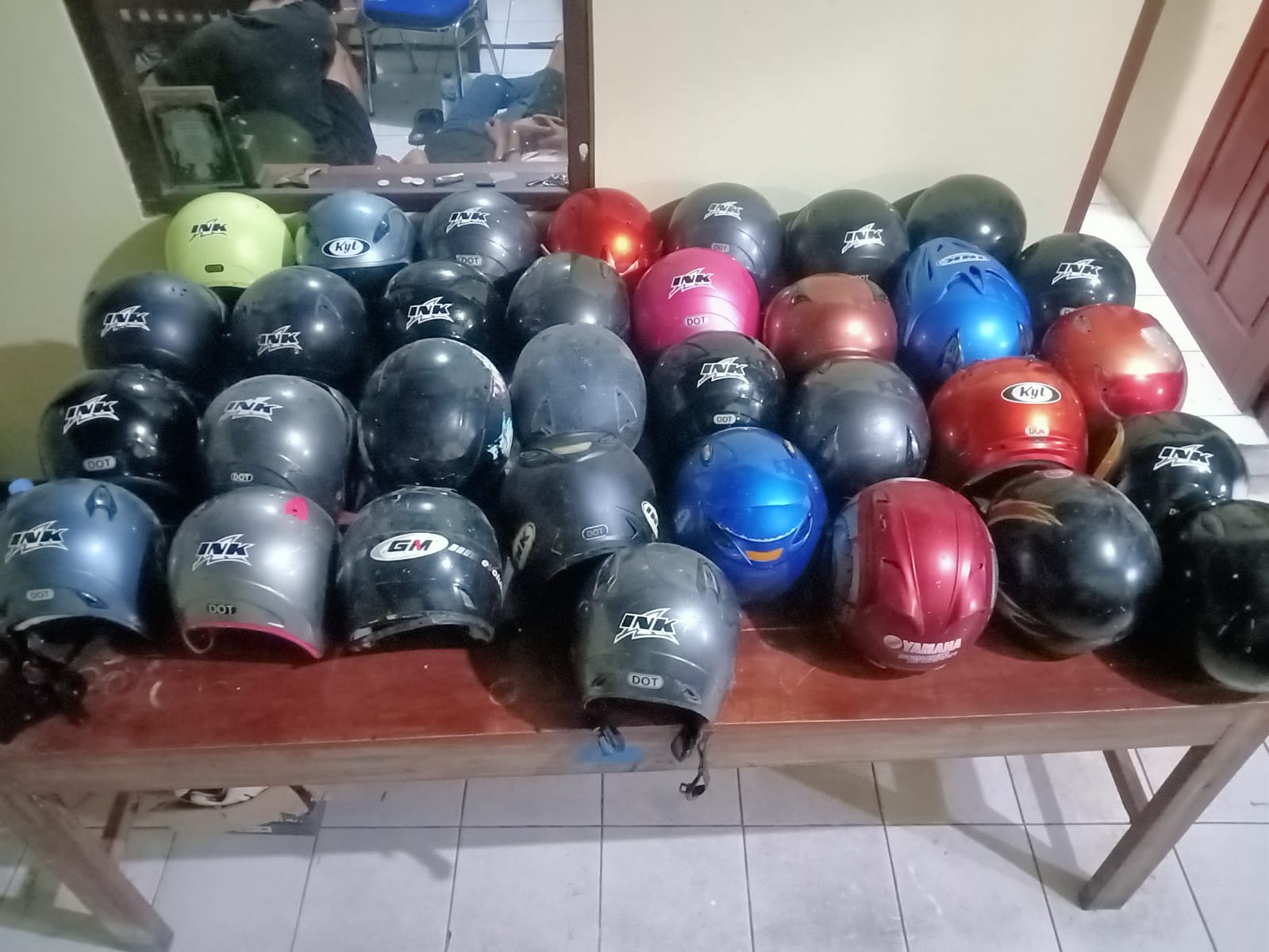 Sindikat Pencuri Helm di 4 Kabupaten Telah Curi 201 Helm, Kasat Reskrim : Nama Genk Mereka 