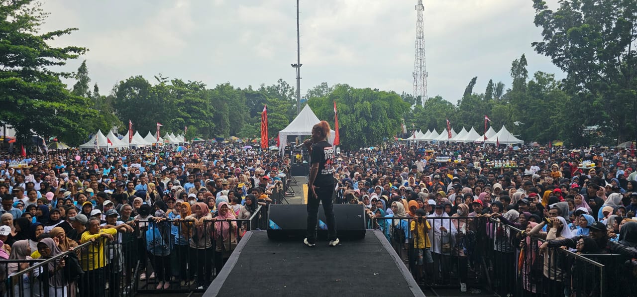 Konser Goyang Gemoy di Purbalingga Berlangsung Semarak