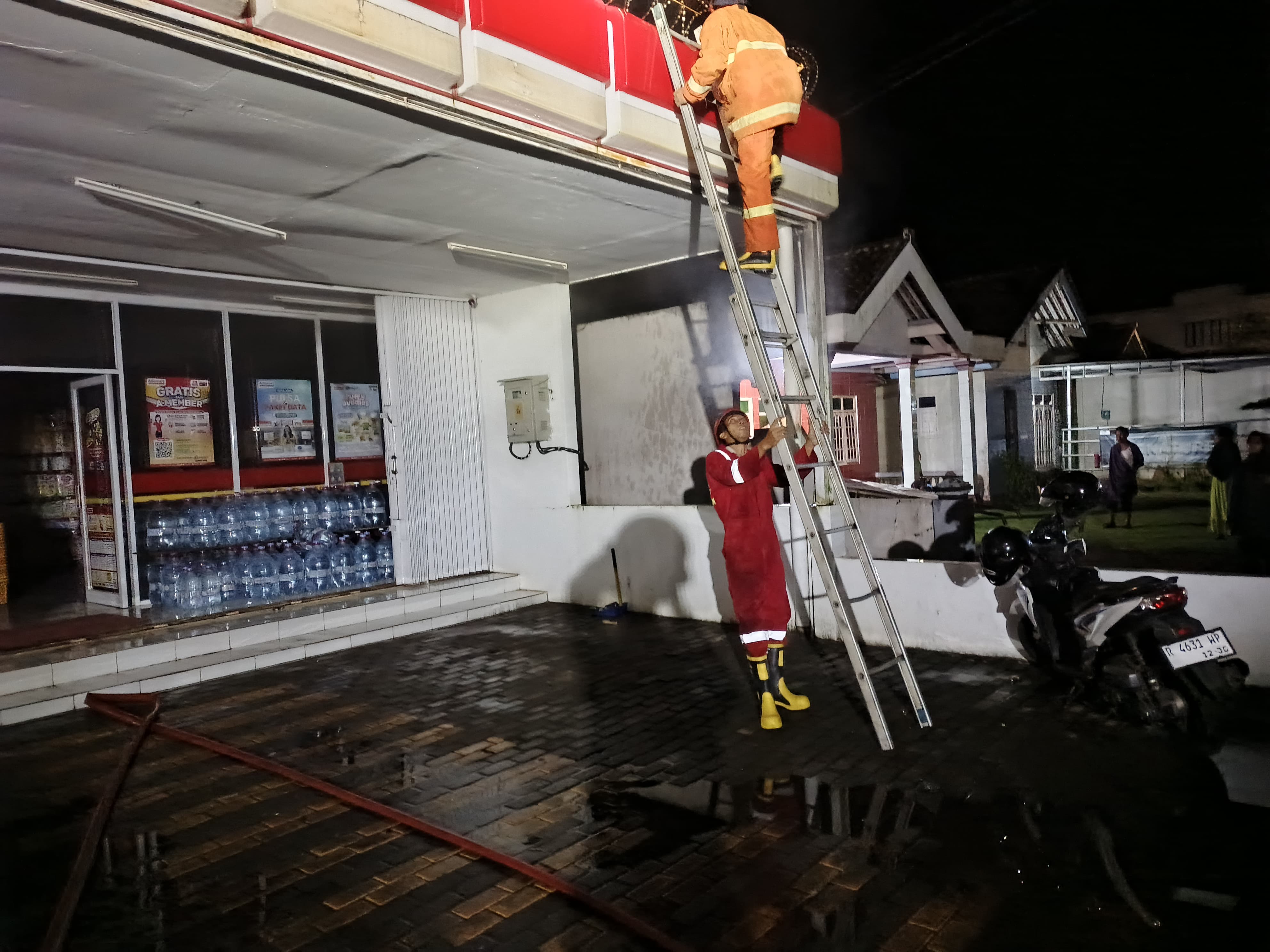 Minimarket di Binangun Cilacap Terbakar, Kerugian Capai Rp 150 Juta