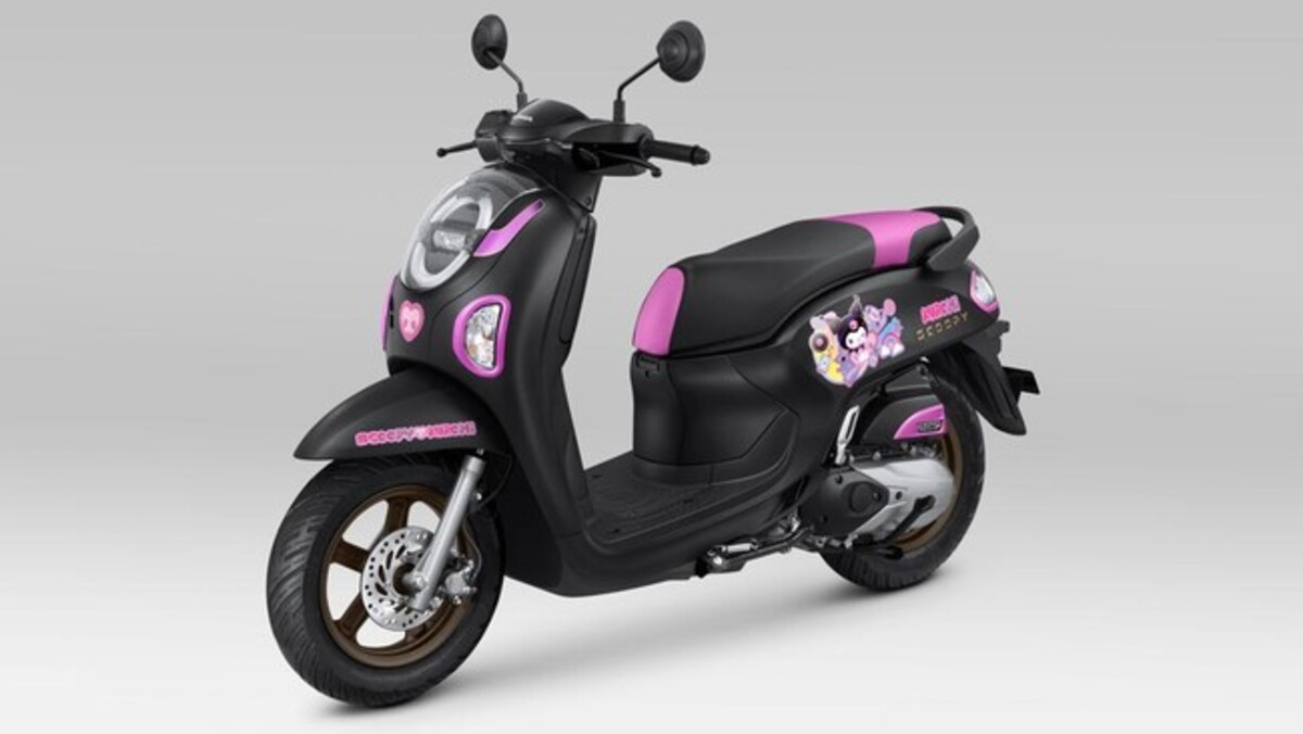 Edisi Terbatas Honda Scoopy Kuromi , Apa Saja yang Beda?