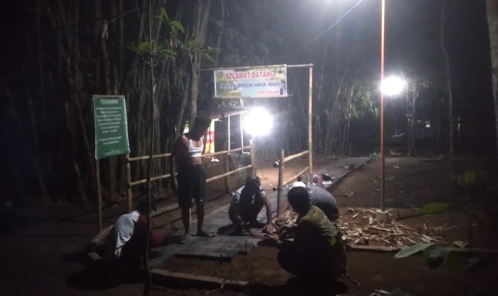 Jalan Kedung Kampak Dipaving, Akses Wisata Selanegara Banyumas Diperbaiki