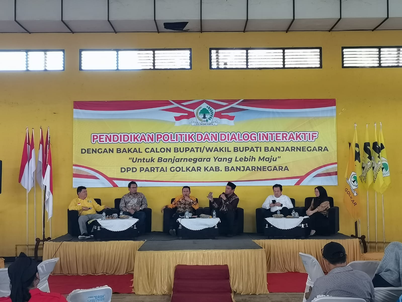 Menghadirkan 4 Bakal Calon Bupati, DPD Golkar Banjarnegara Gelar Dialog Politik Pilkada 2024