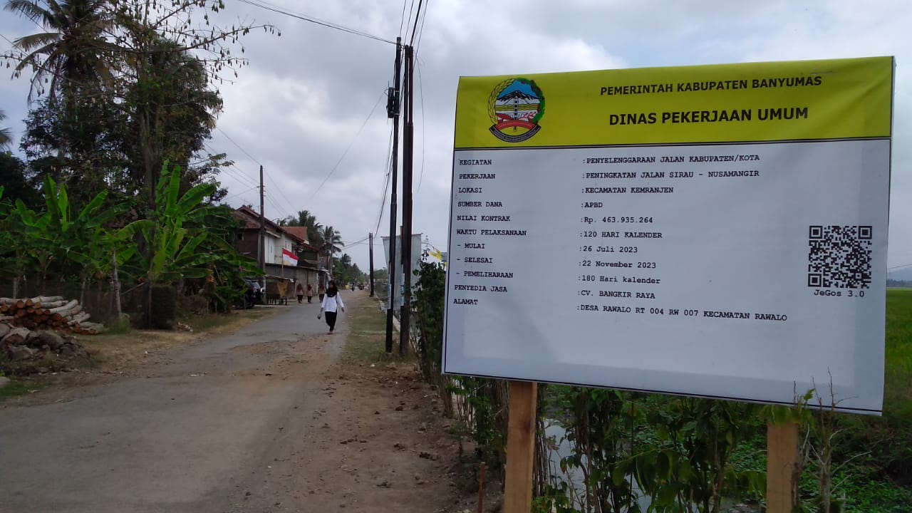 Ruas Jalan Kabupaten Sirau-Nusamangir Rusak Berat, Menghambat Akses Pendidikan