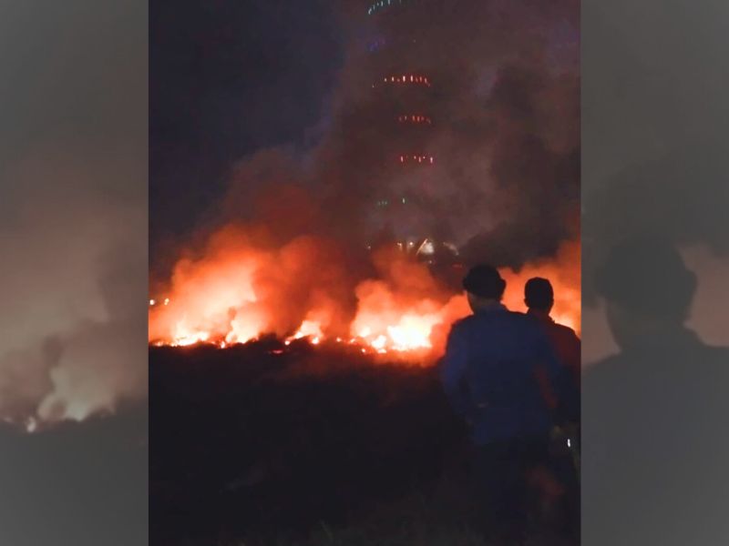 Lahan Kosong di Kompleks Menara Teratai Purwokerto Terbakar, Ini Dugaan Penyebabnya