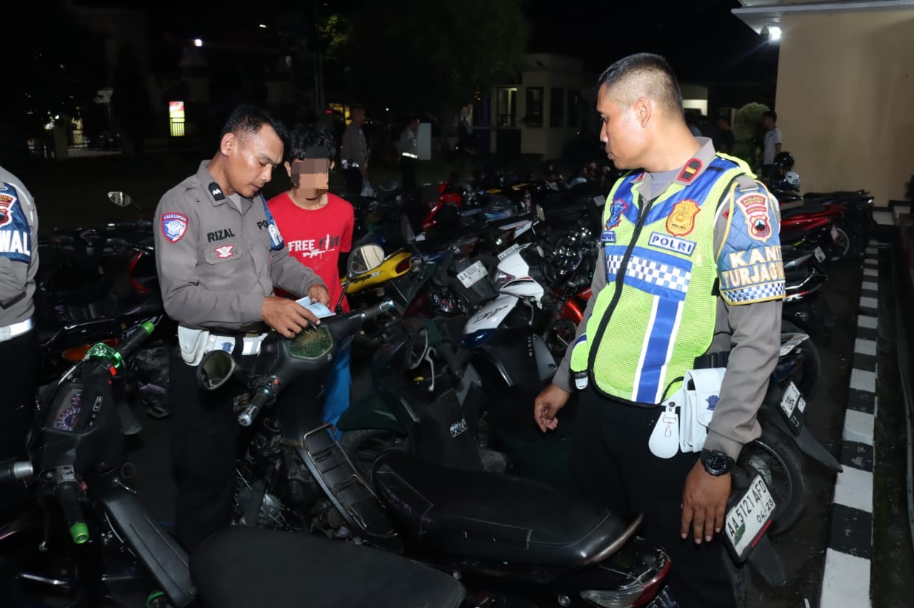 34 Pelajar Kebumen Diamankan Polisi Akibat Aksi Balap Liar