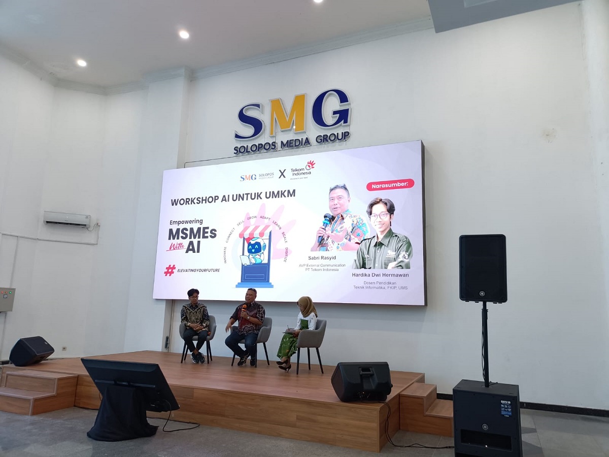 Telkom Indonesia Ajak UMKM Solo Pahami dan Manfaatkan AI lewat Workshop
