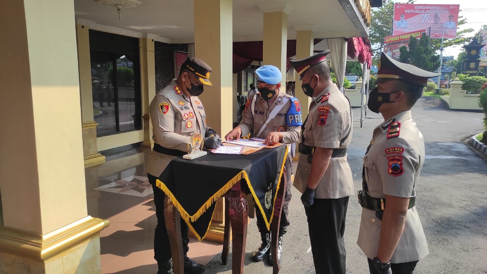 Jabatan Kasat Intelkam dan Kapolsek Bukateja Polres Purbalingga Resmi Berganti 