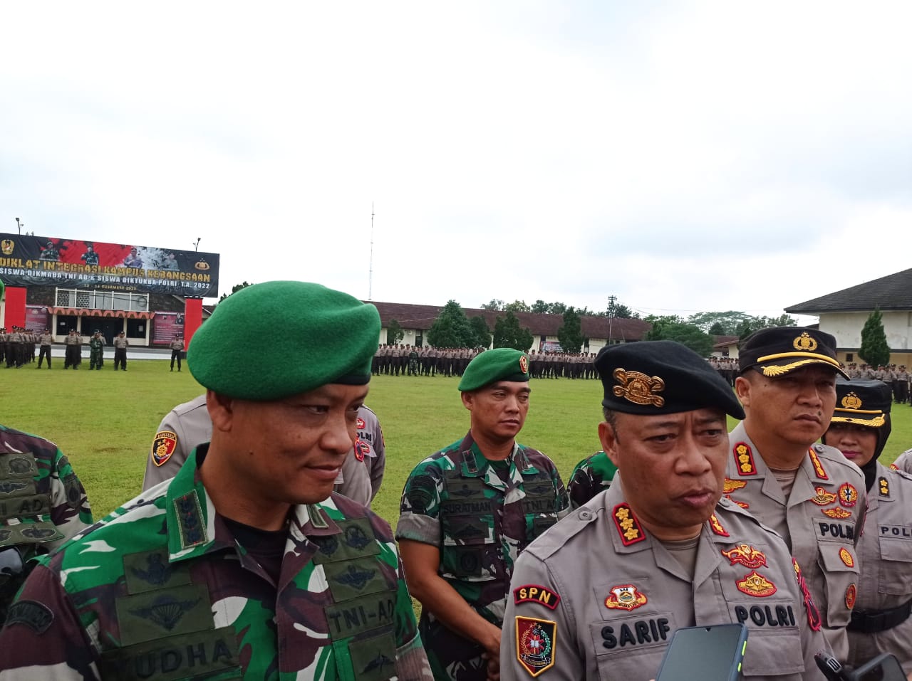 Di Purwokerto, 565 Siswa Dikmaba TNI AD dan Diktukba Polri Ikuti Diklat Integrasi