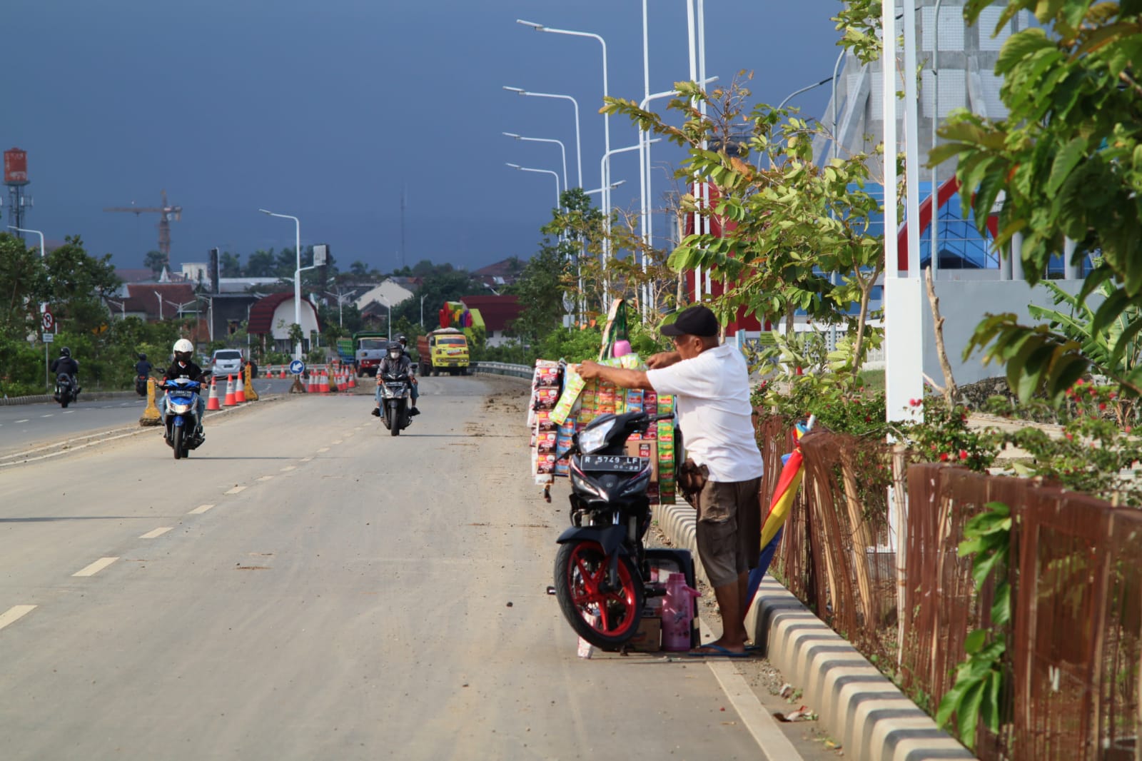 Taman Udan Mas di Jalan Bung Karno Purwokerto Padukan RTH dan Sentra UMKM