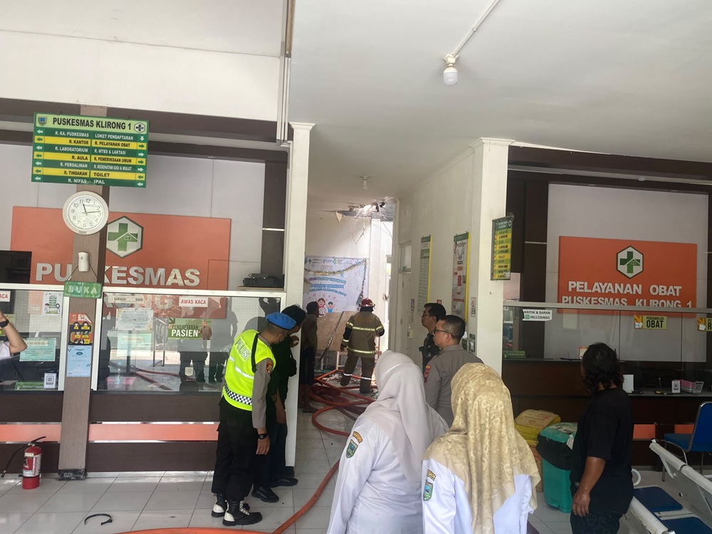 Polisi Ungkap Penyebab Kebakaran Puskesmas 1 Klirong