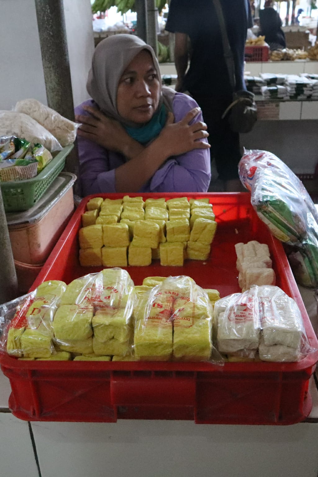 Pedagang Kurangi Ukuran Tahu di Pasar Manis Purwokerto 