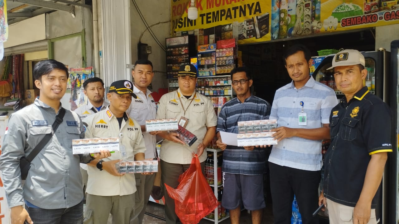 Sat Pol PP Purbalingga Temukan 2.460 Batang Rokok Tanpa Pita Cukai